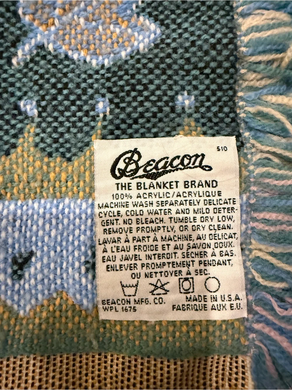 Disney’s Pocahontas vintage blanket